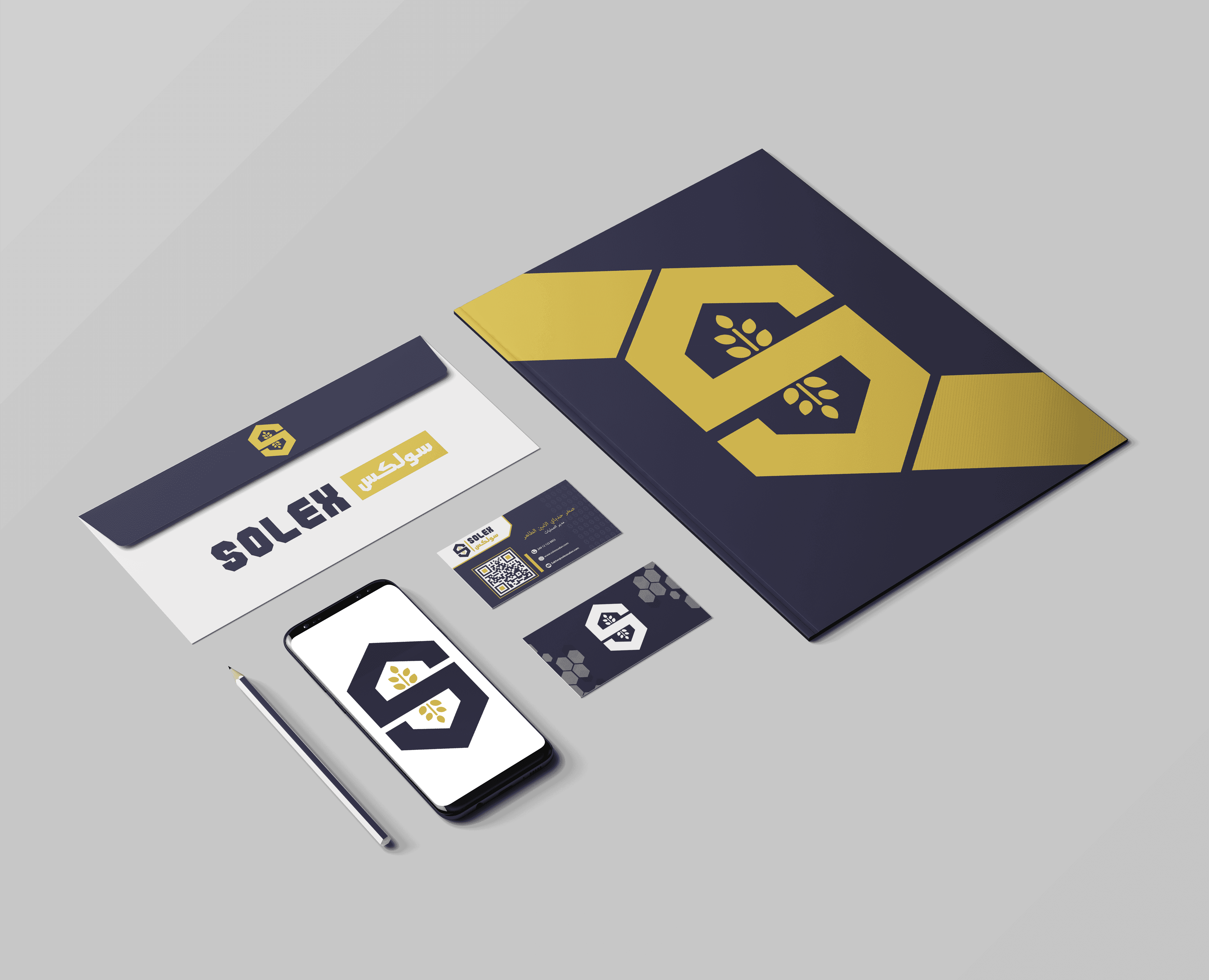 تصميم هوية كاملة لشركة سولكس