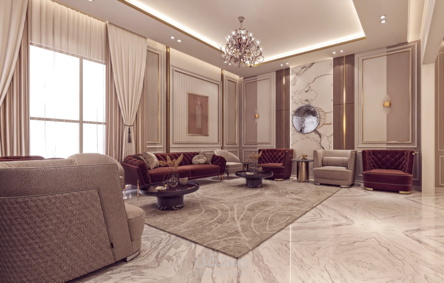 تصميم مجلس رجال في الامارات