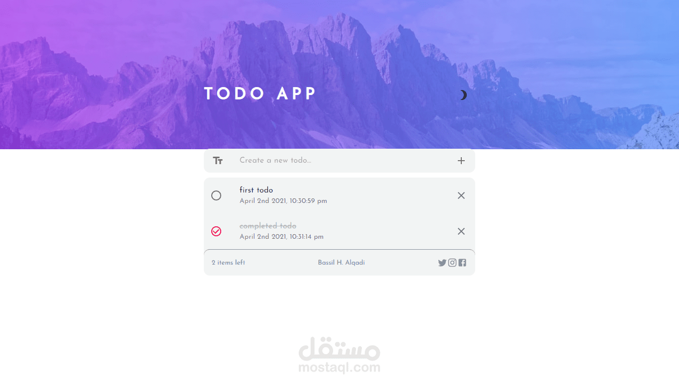Todo App (Reactjs + Firebase)
