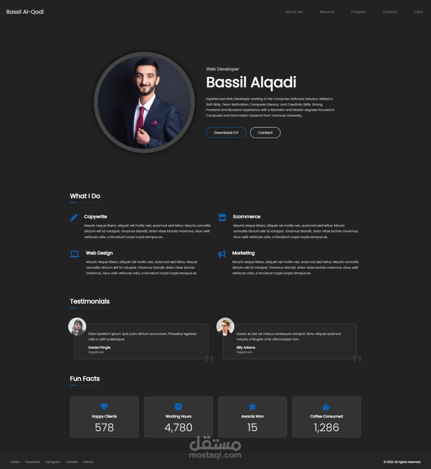 Bassil's Portfolio