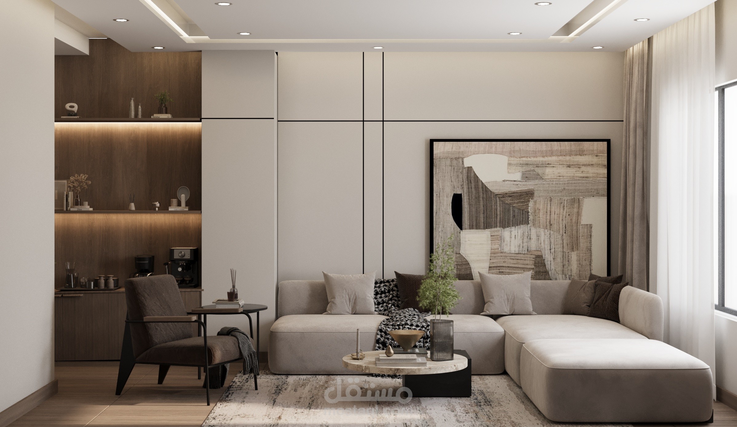 تصميم غرفة معيشه