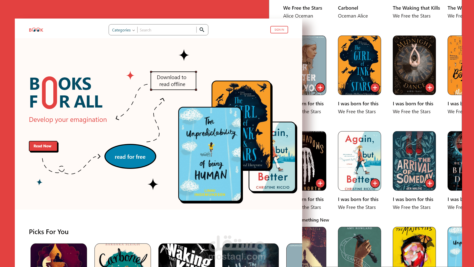 Books library website