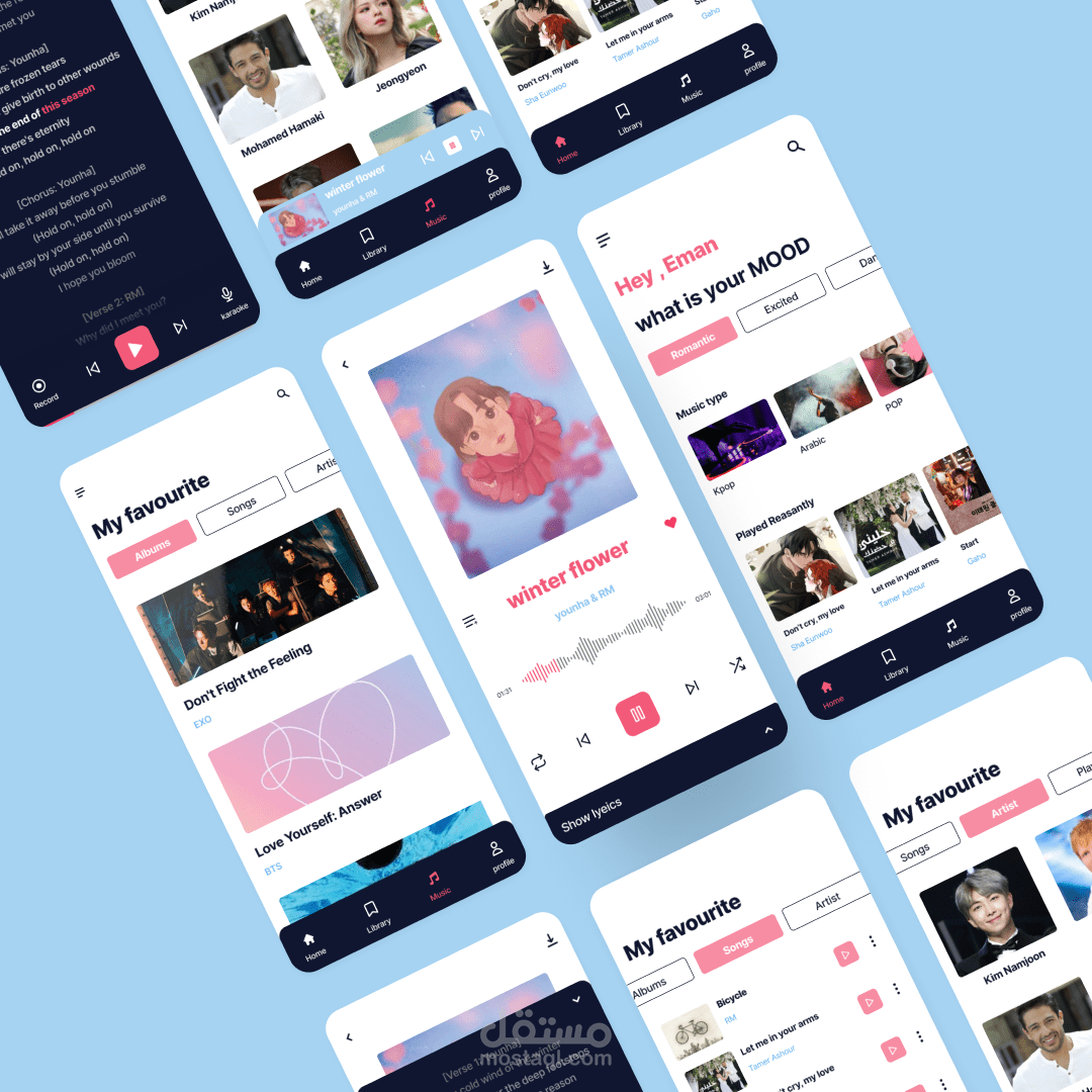 Music player app