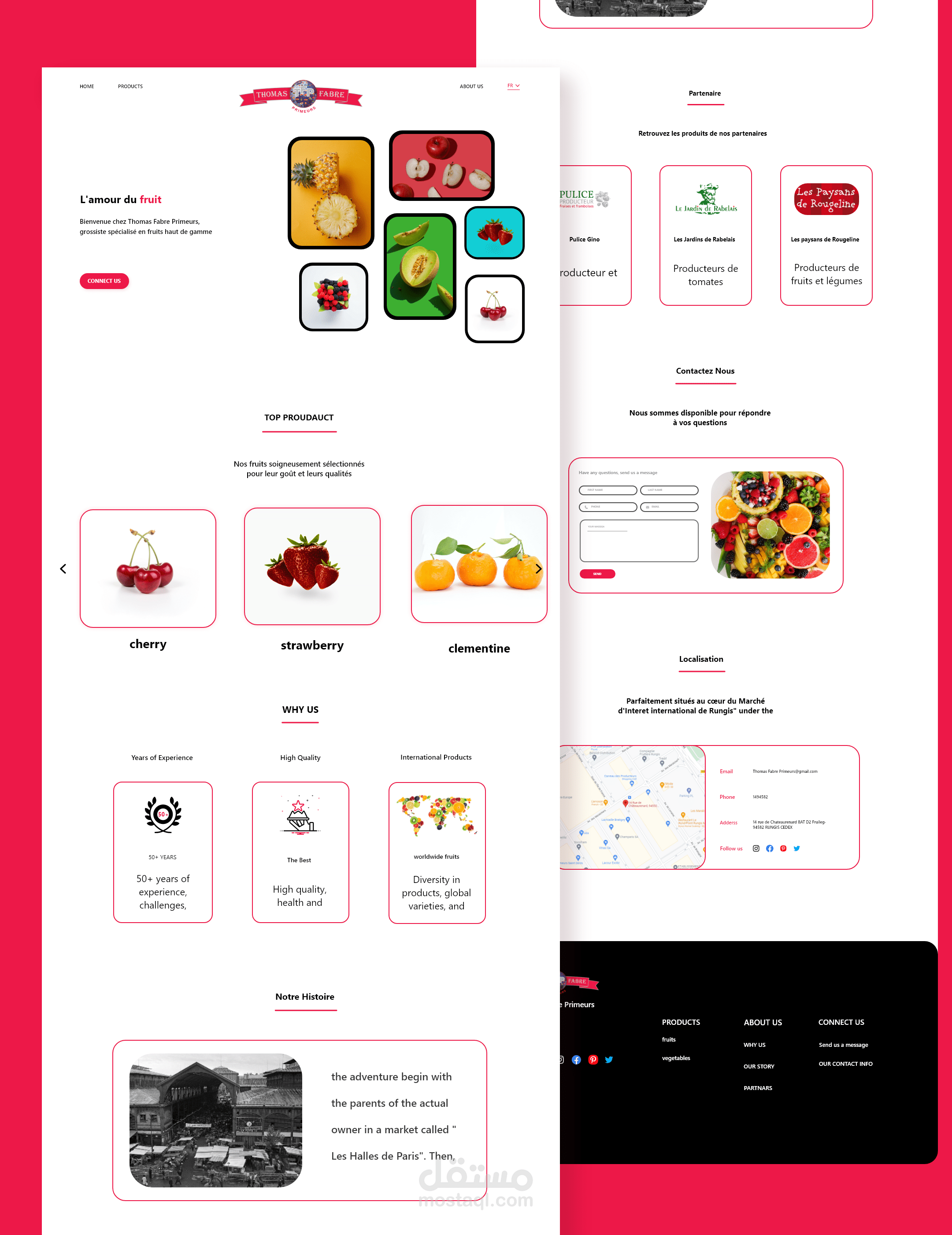 Expert company one page website