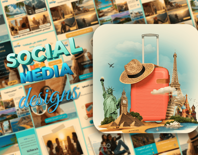 Social Media Designs For A Tourism Company