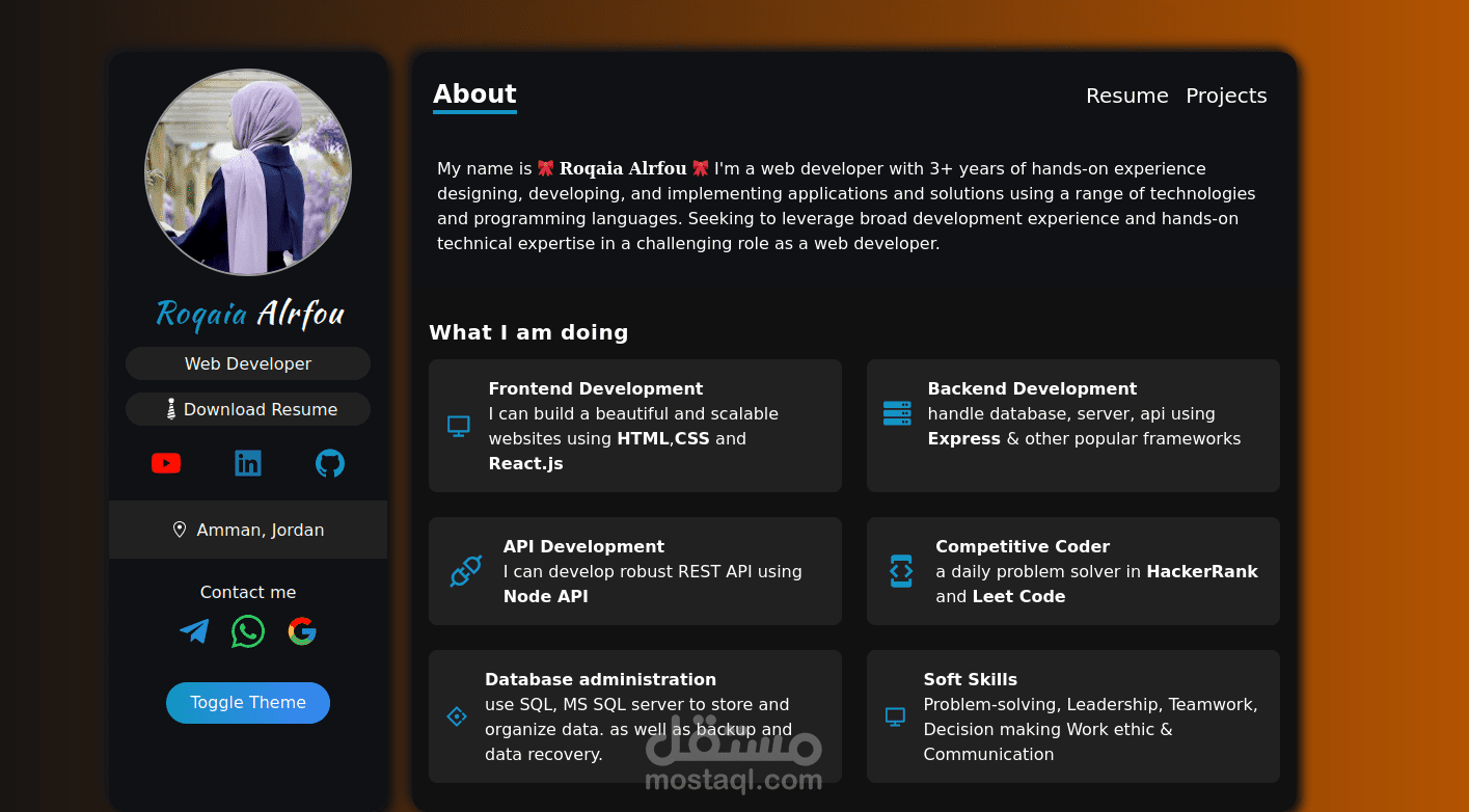 بروتوفيلو شخصي (سيرة ذاتيه احترافيه)