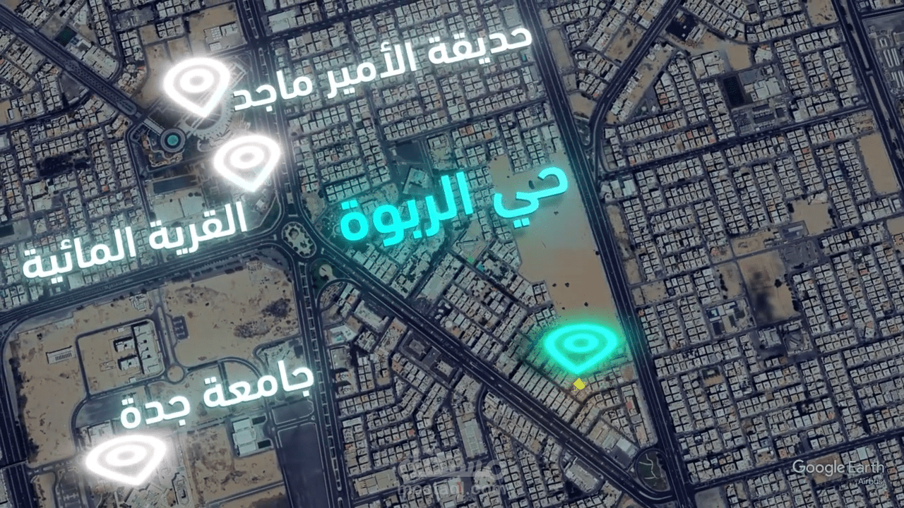 فيديو موشن جرافيك ثلاثي الأبعاد لتسويق مشروع عقاري وإبراز الموقع الاستراتيجي