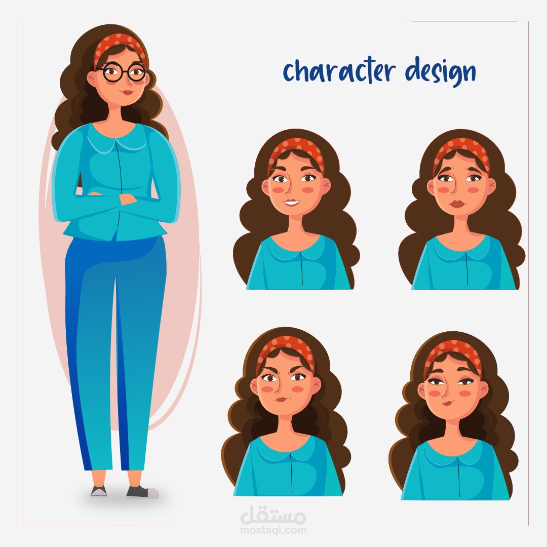 كراكتر لفتاة اسمها لانا