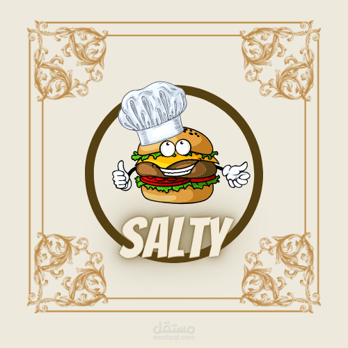 لوغو لمطعم اكلات خفيفة