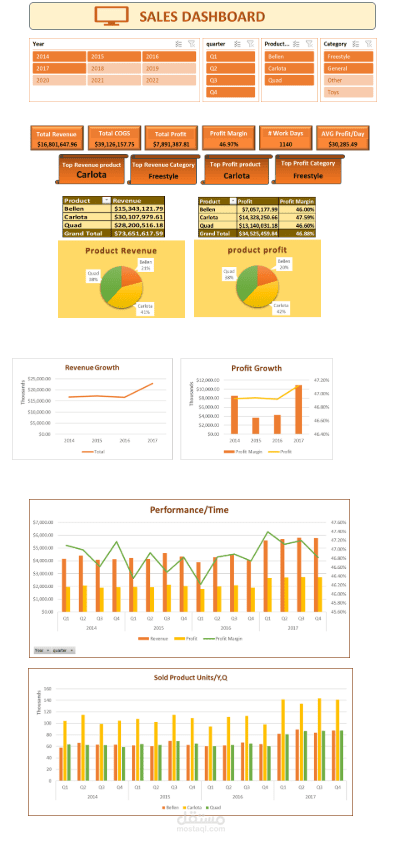 تحليل بيانات مبيعات شركة باستخدام Access وExcel