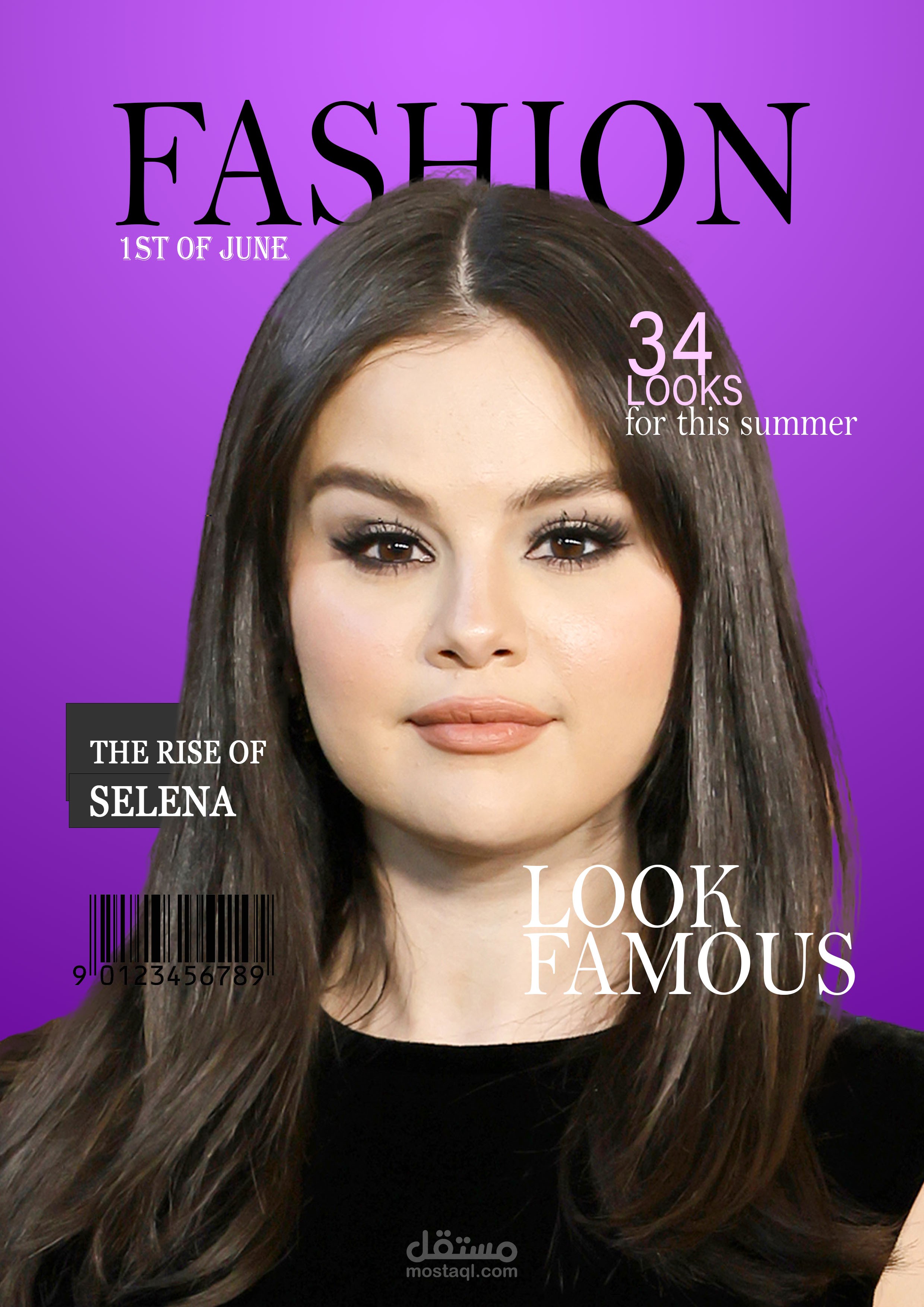 تصميم  Magazine Cover+تصميم بطاقة عمل