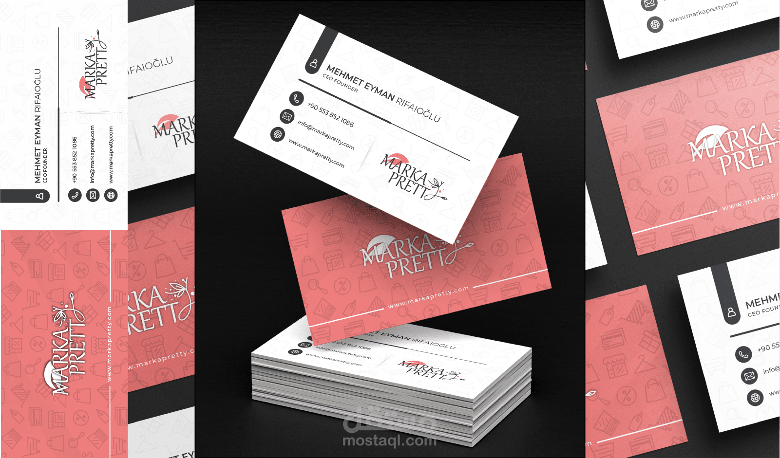تصميم بطاقات اعمال لمشاريع مختلفة business card