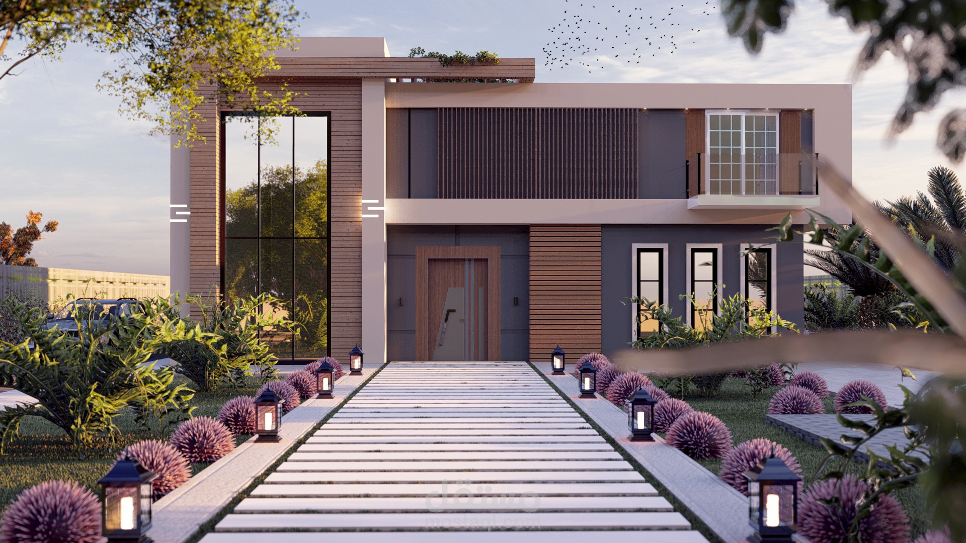 تصميم واجهه مودرن