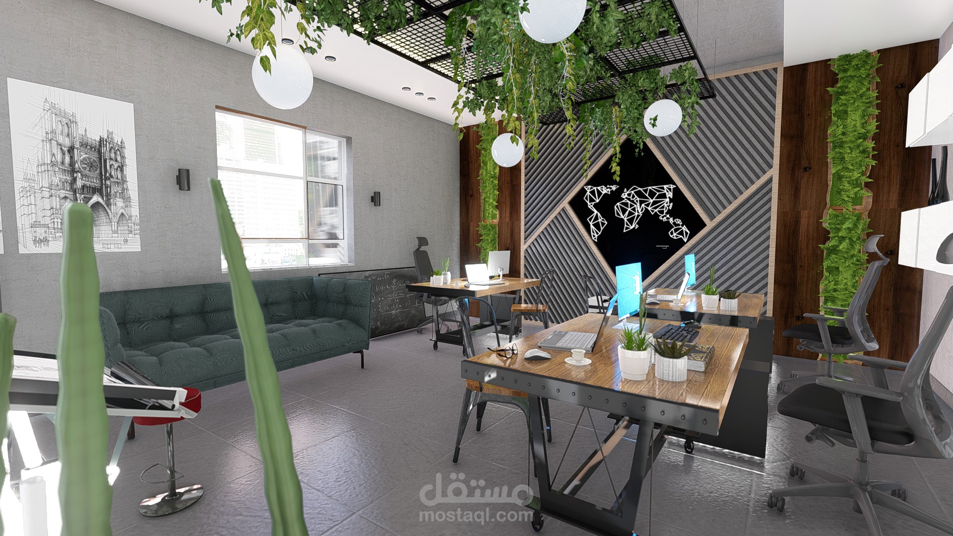 تصميم مكتب عقارات