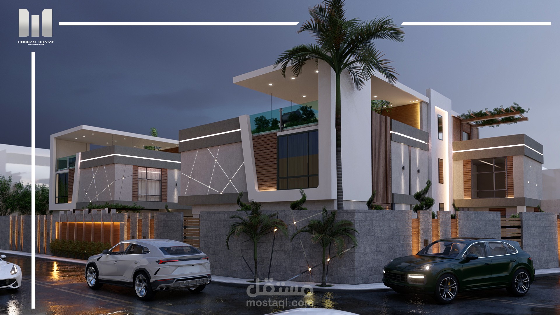 تصميم فيلا دوبلكس بالسعوديه