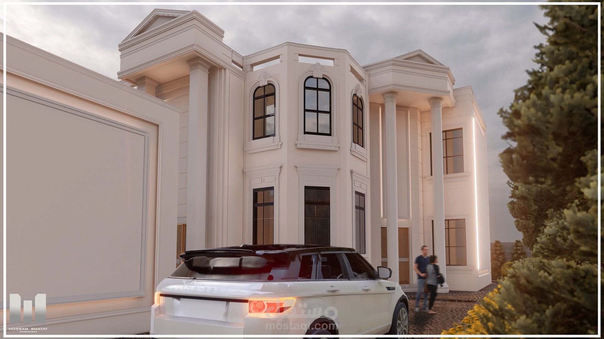 تصميم فيلا نيو كلاسيك