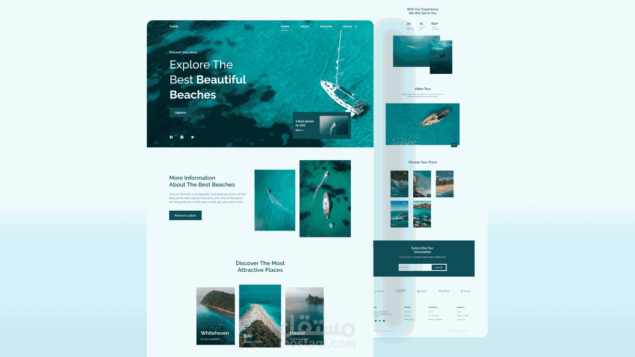 Responsive Website - Travel