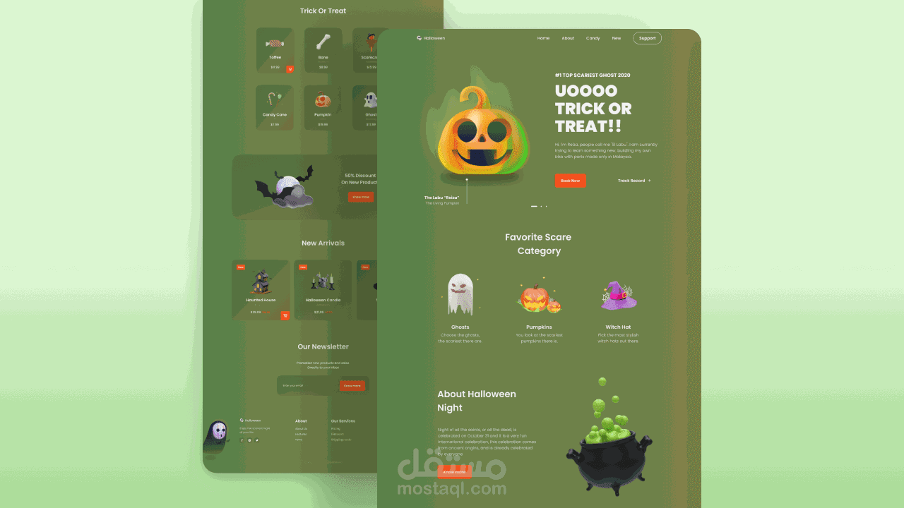 Responsive Website - Halloween