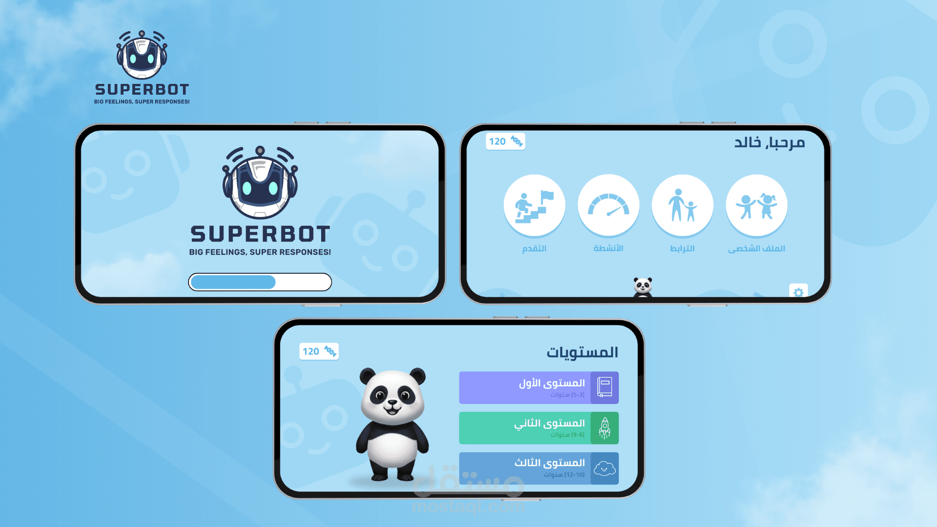 تطوير تطبيق Superbot لدعم أطفال التوحد من خلال ألعاب تفاعلية وروبوت ذكي