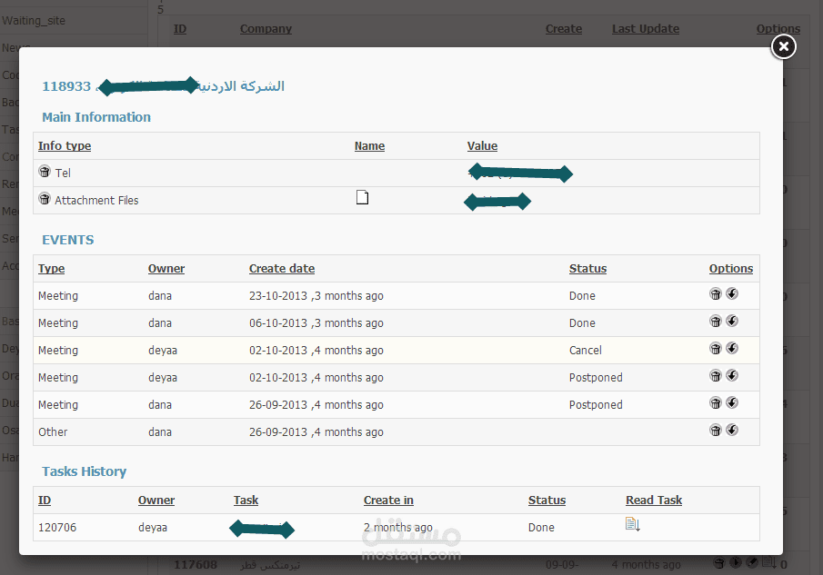 CRM System