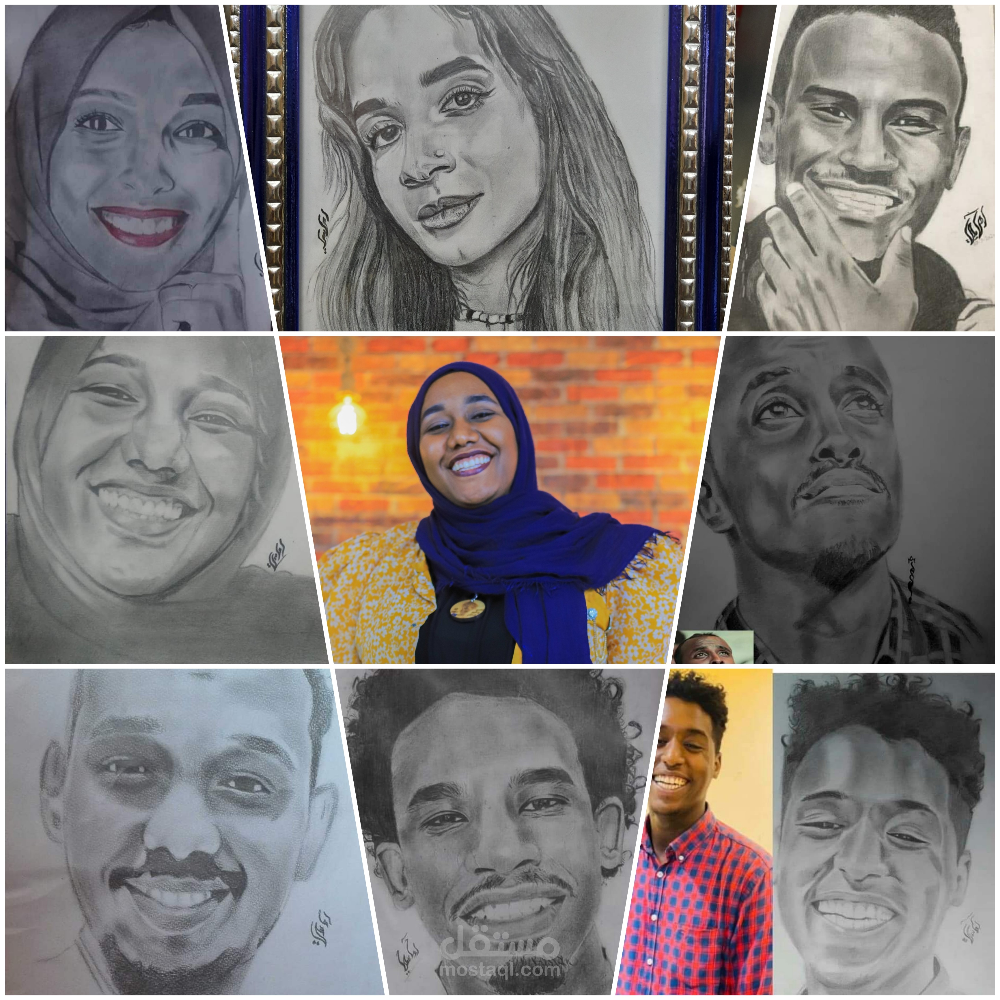 رسم بورتريه