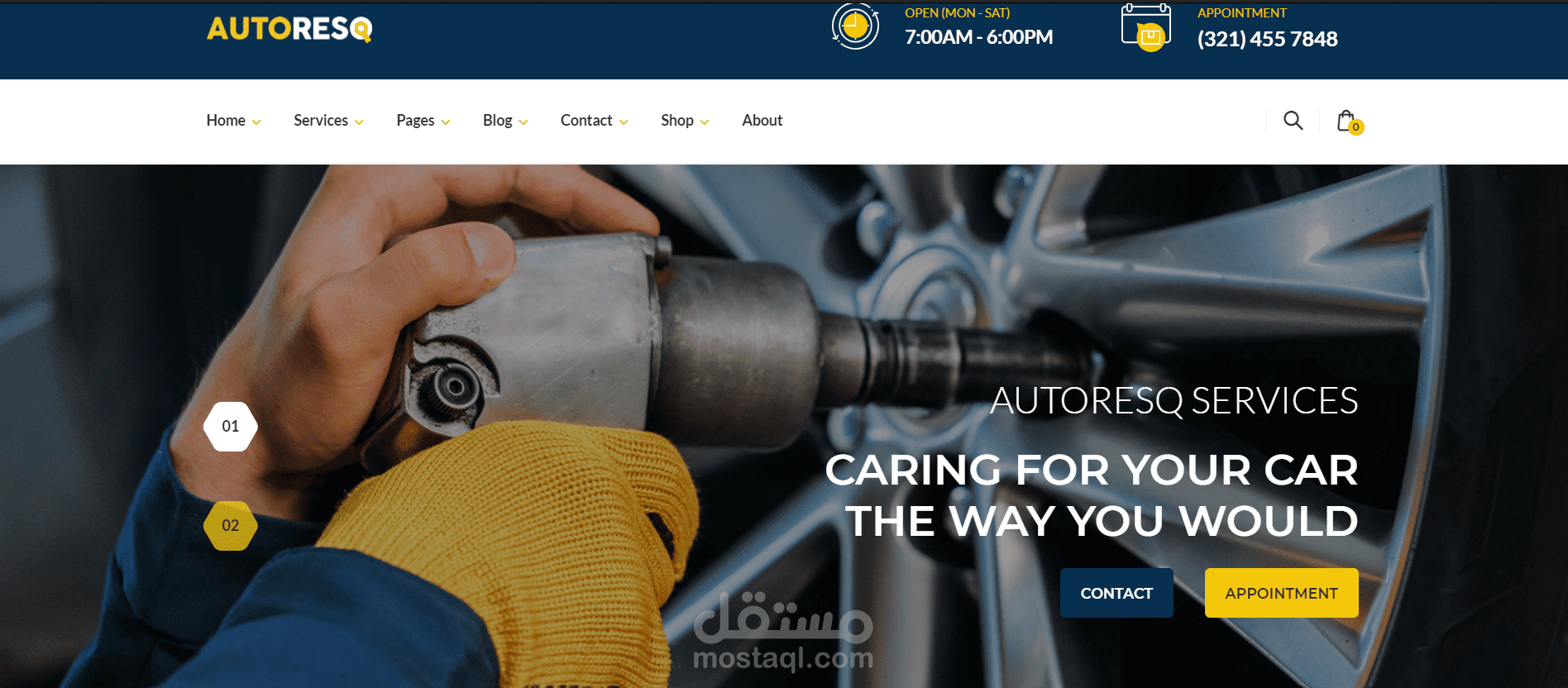 اقوم بتصميم موقع ووردبريس و shopify احترافي