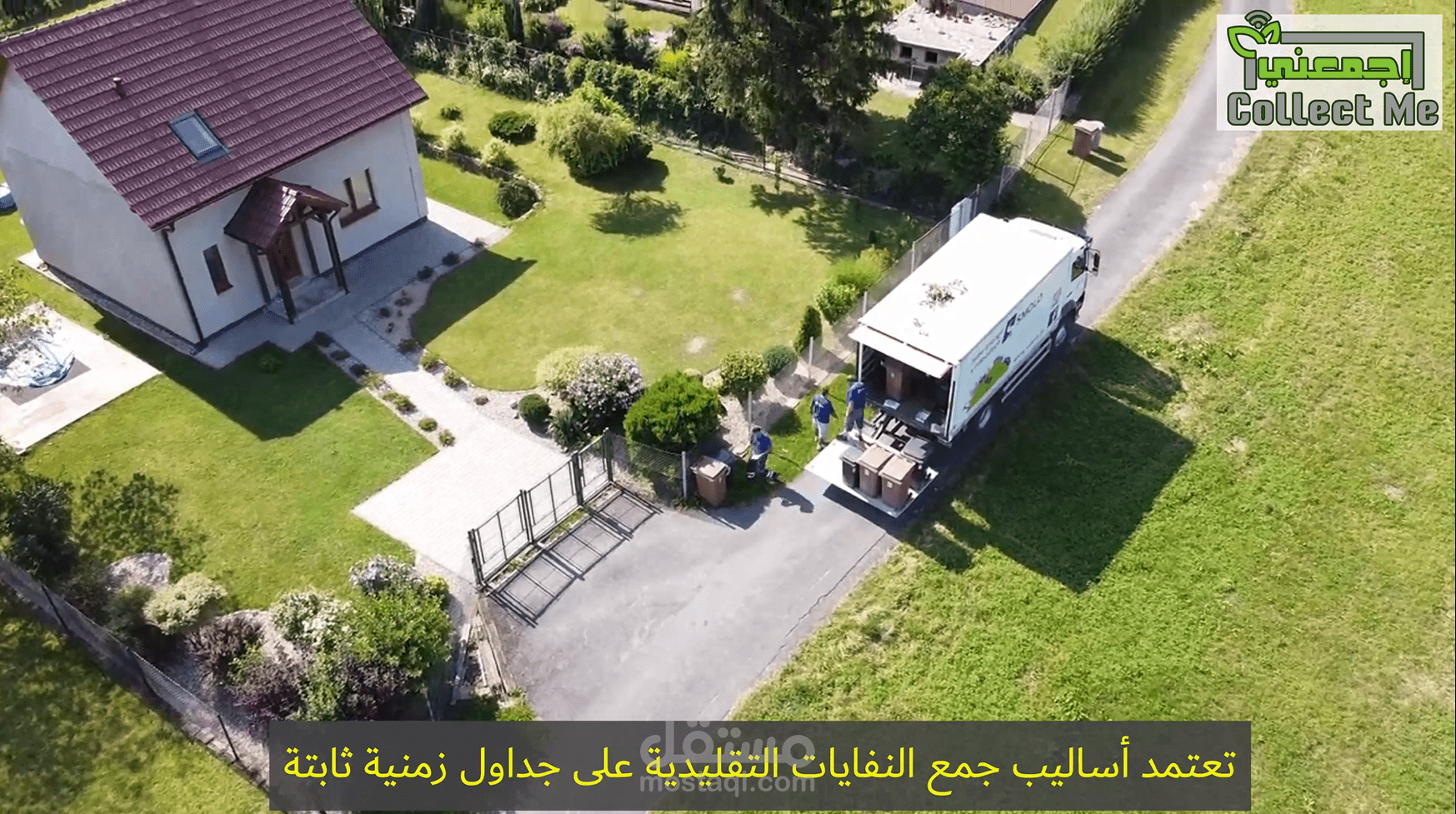 لغة انجليزية | سرد مؤسسي لنظام "إجمعني" الذكي لجمع النفايات بتكنولوجيا المستشعرات