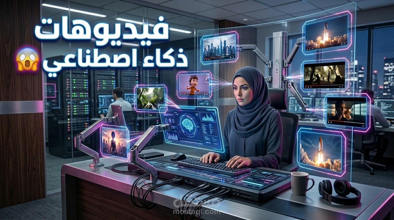 عمل فيديوهات بالذكاء الاصطناعي