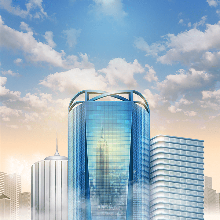 تصميم لعبة القرار - رسم Photoshop+illustrator ثنائي الأبعاد لبيئة اللعبة.