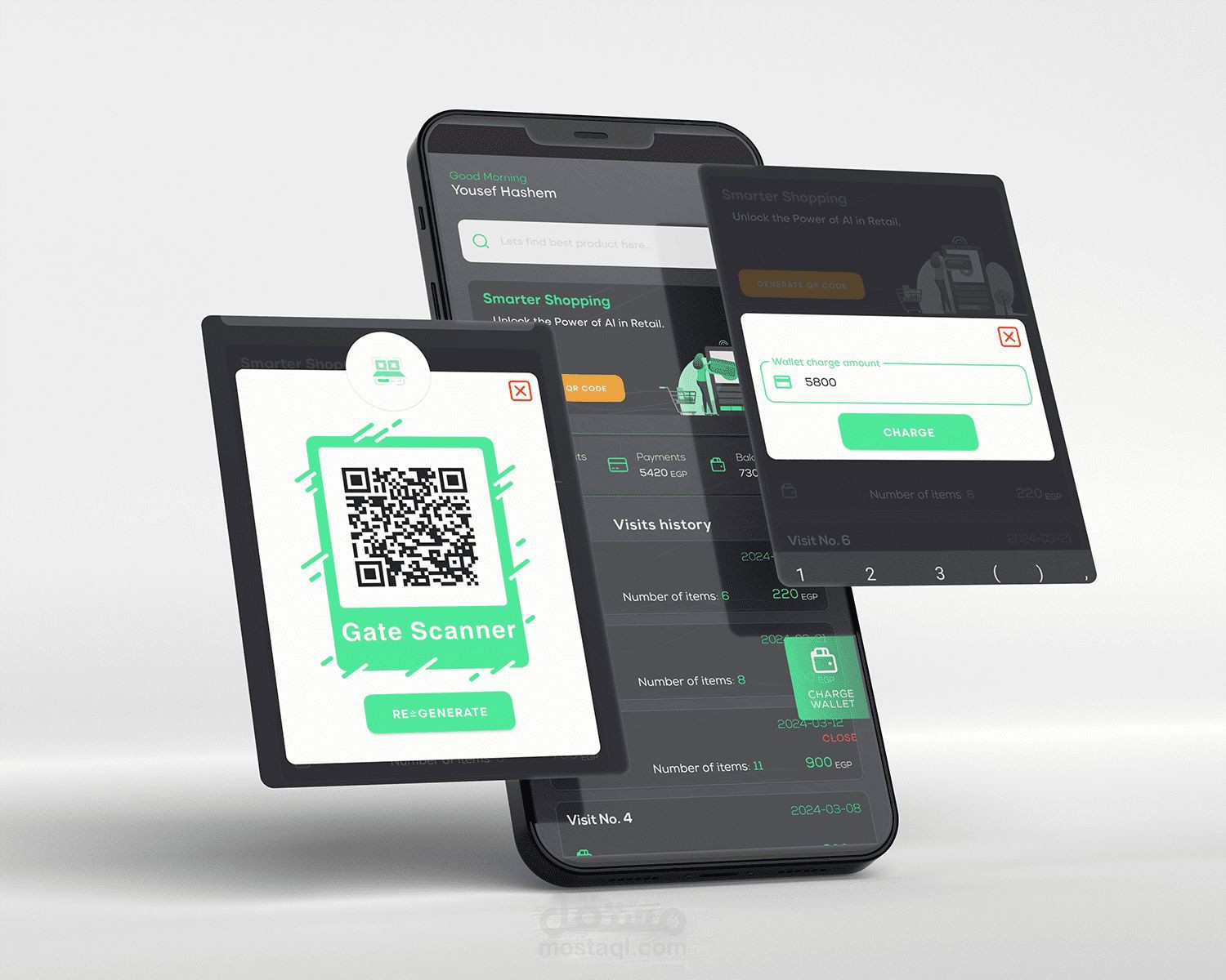 تطبيق ونظام متكامل لسوبرماركت Nexus