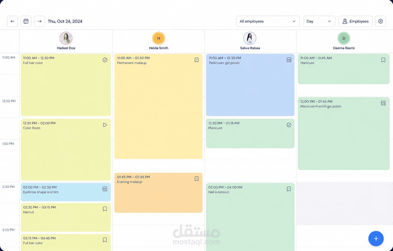 تطوير منصة SaaS متكاملة لإدارة الحجوزات والمواعيد (bookforme)