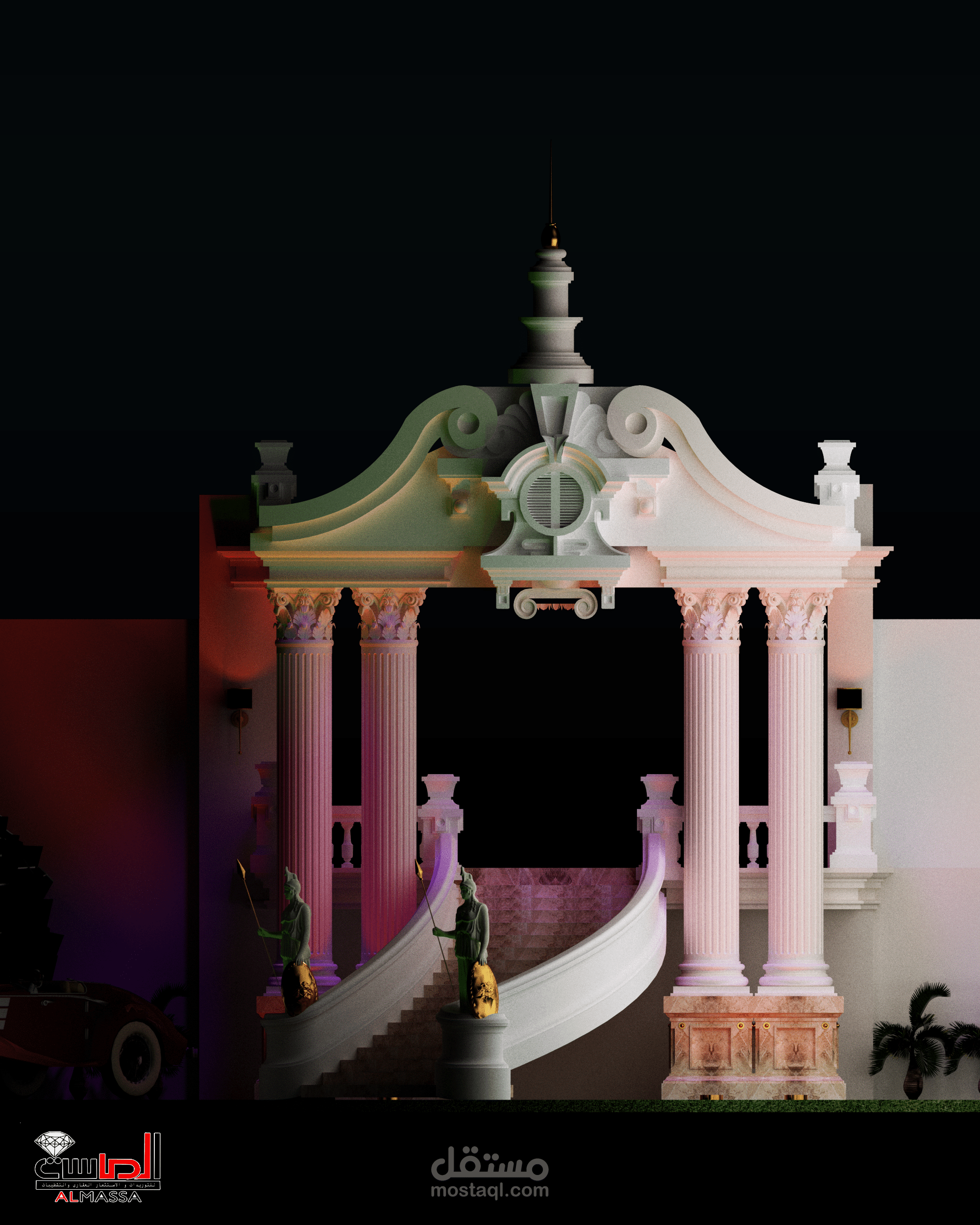 مدخل قاعة أفراح +حمامات القاعة بنادي ضباط الشرطة-مدينة نصر