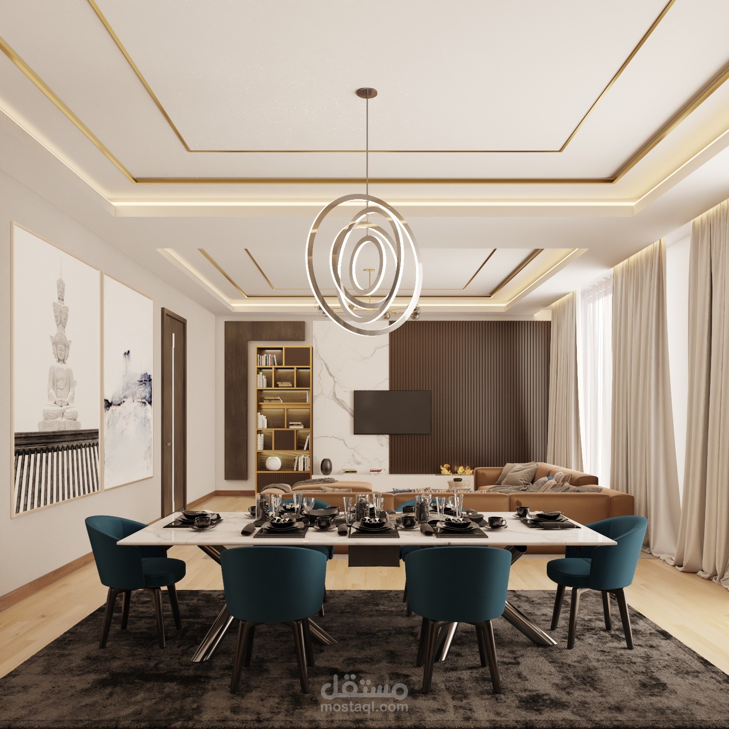 تصميم داخلي : ركن جلوس
