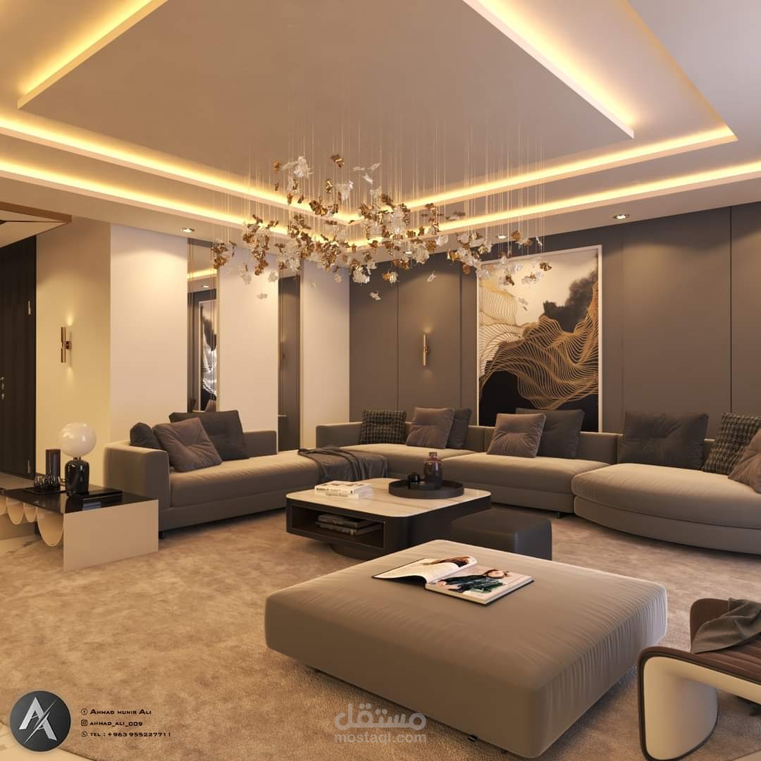 تصميم داخلي : غرفة جلوس