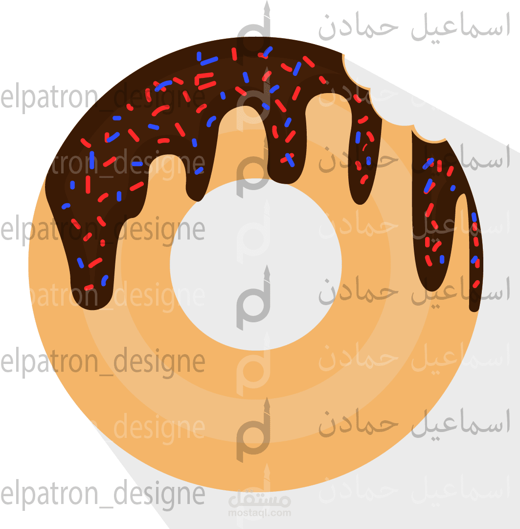 شعار لمحل خاص بالدونات