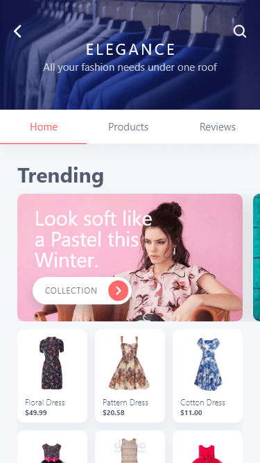 تطبيق E-Commerce