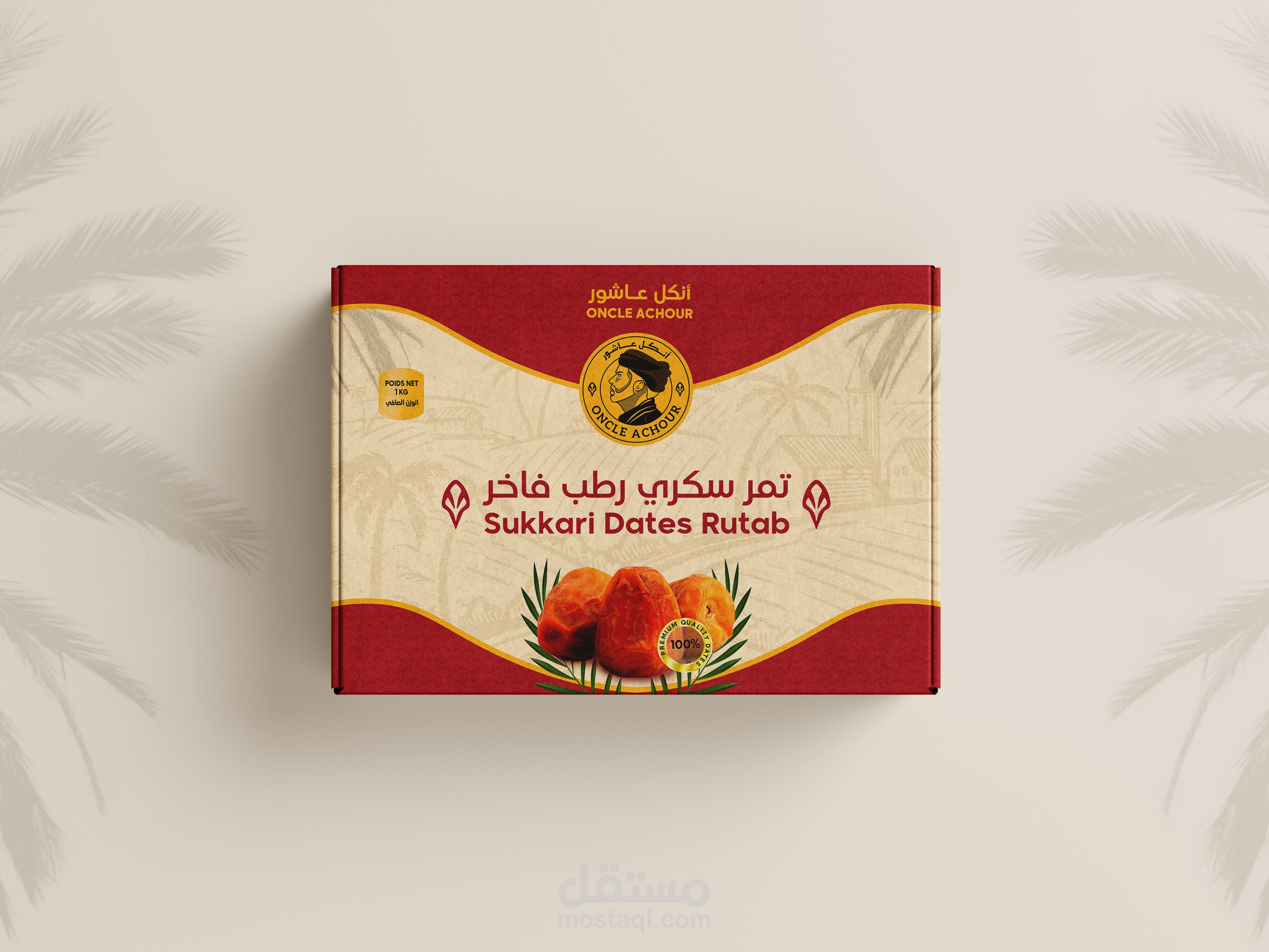 تصميم منتجات تمور أونكل عاشور - Oncle Achour