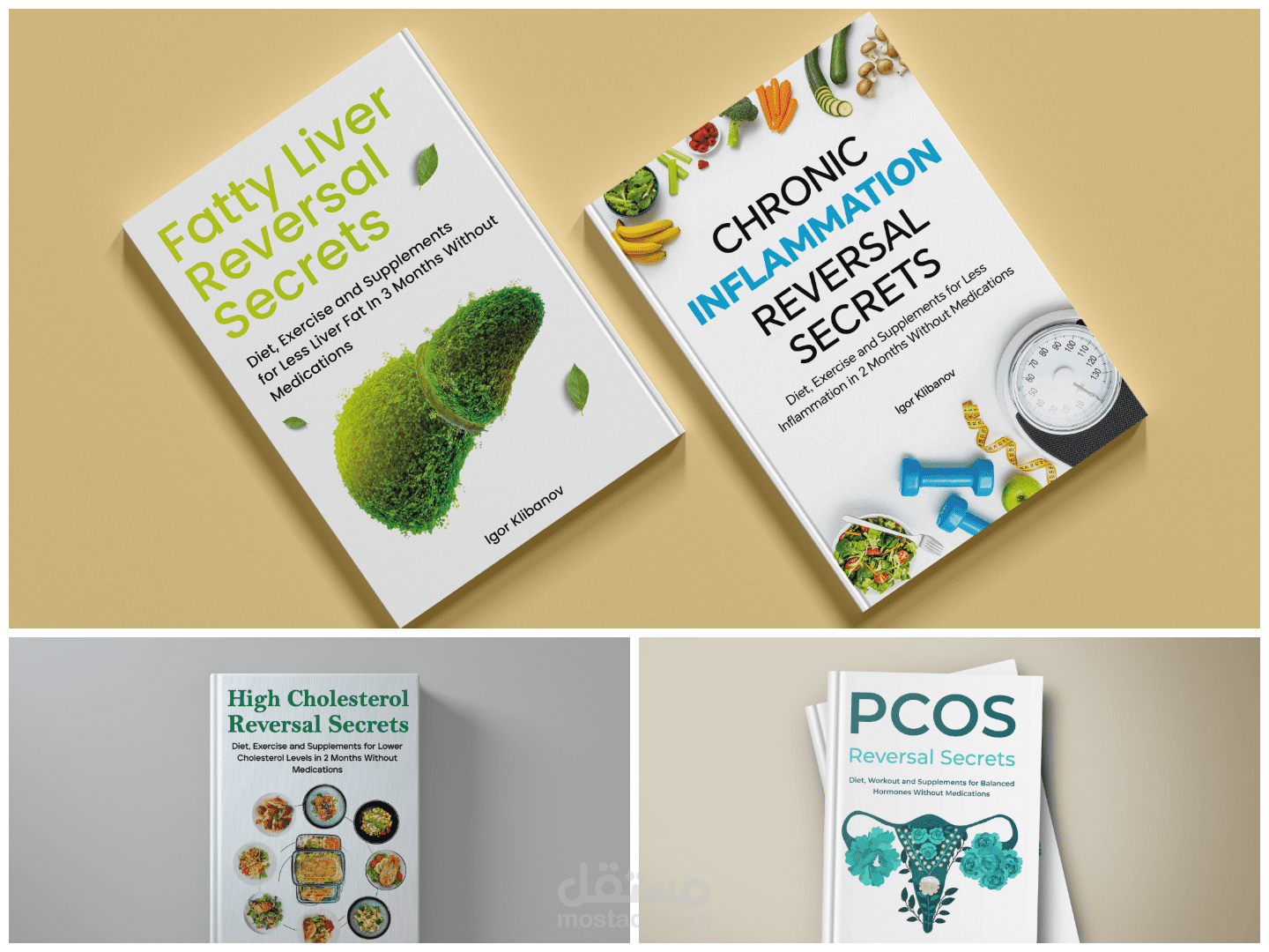 تصميم أغلفة كتب للكاتب الكندي إغور كليبانوف