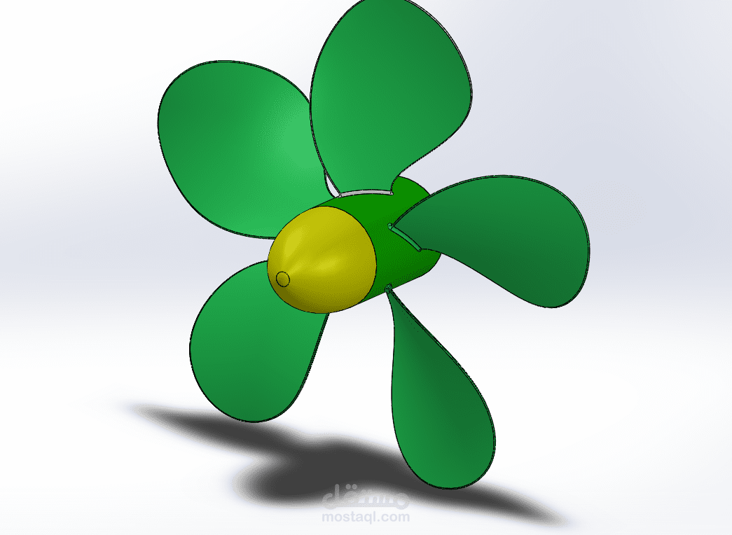 تصميم ثلاثي الابعاد لمنتجات او اجزاء ميكانيكية باستخدام برنامج Solidworks
