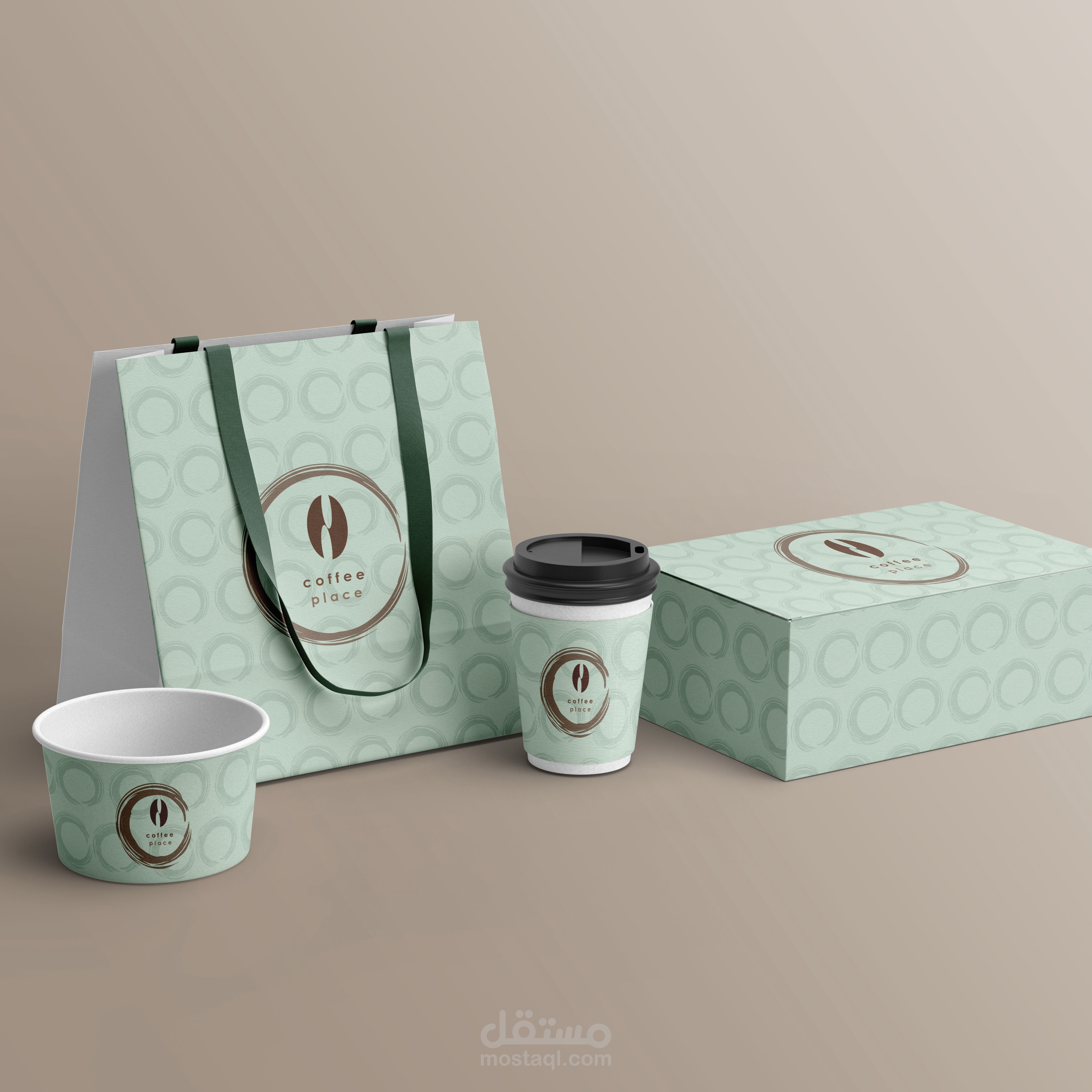 تصميم هوية مقهى