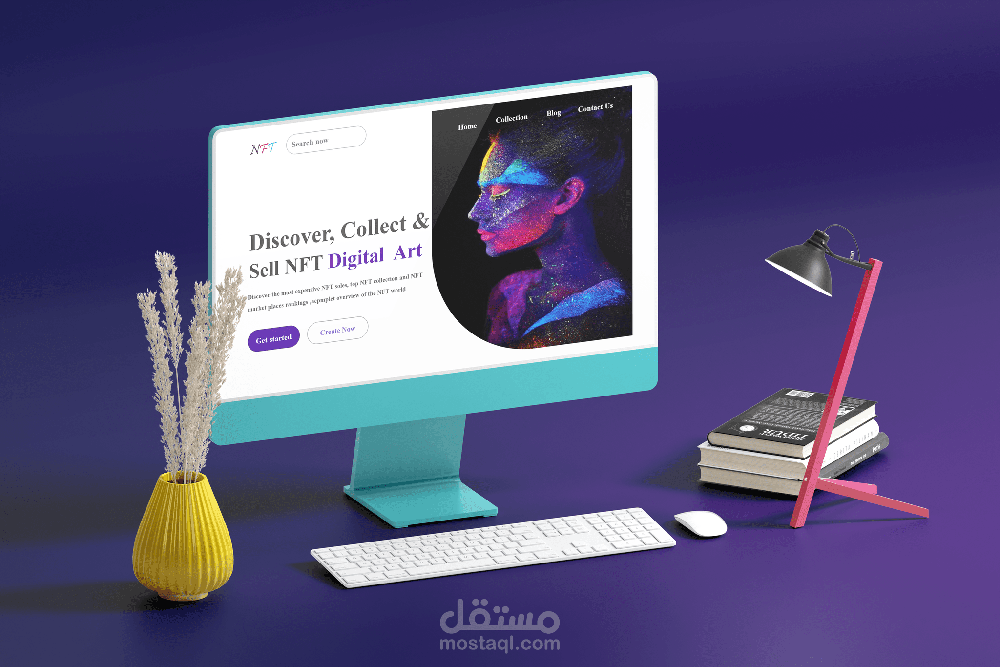 تصميم واجهة موقع