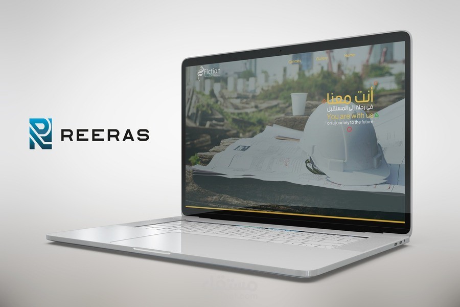 تصميم موقع لشركة فيكشن