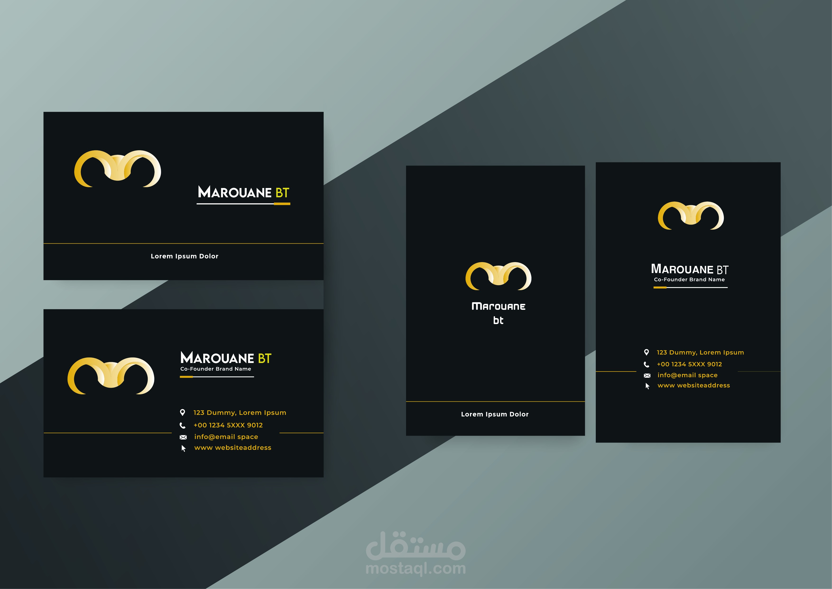 بطاقة عمل بنوعين مختلفين