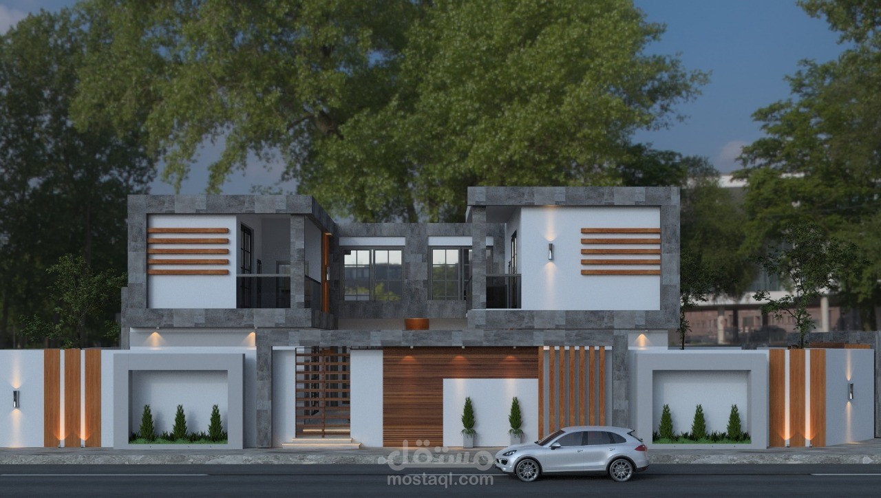 واجهة فيلا مودرن