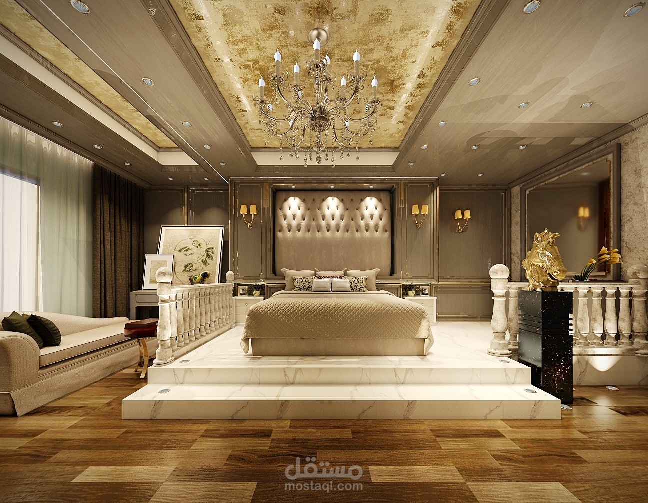 اعادة دراسة غرفة نوم