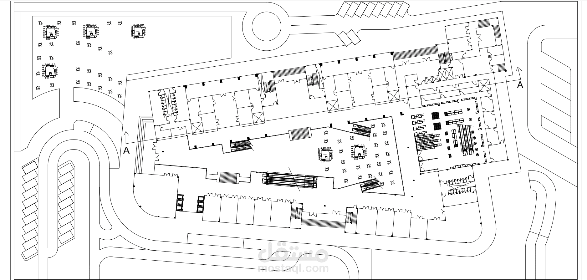 تصميم مشروع مركز تجاري ترفيهي