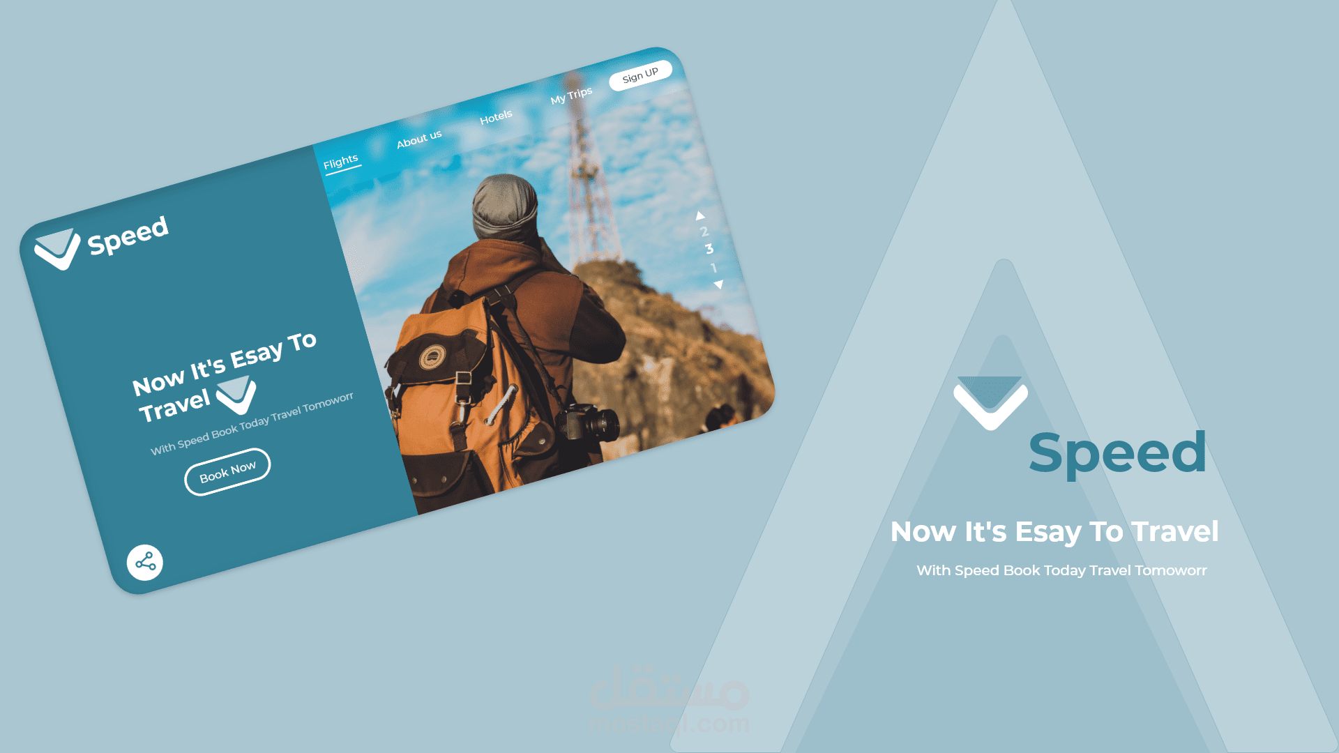 (Speed ) A website UI / UX design