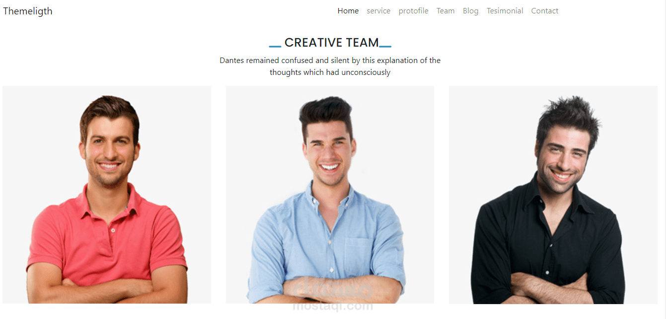 تطوير موقع ويب/  Flexible Business Template
