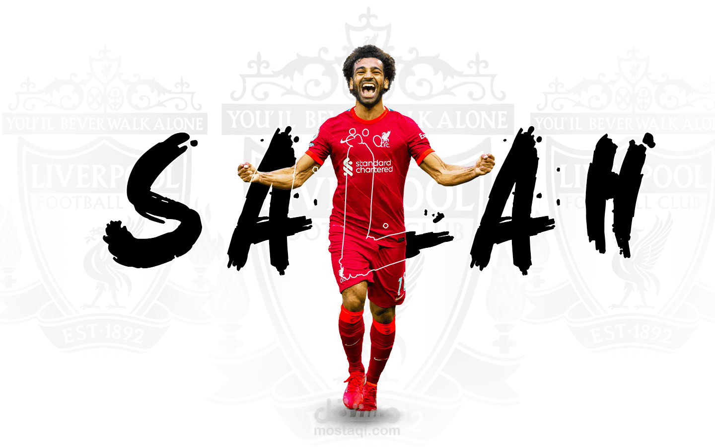 تصميم 2 بوستر و سوشيال ميديا للاعب محمد صلاح
