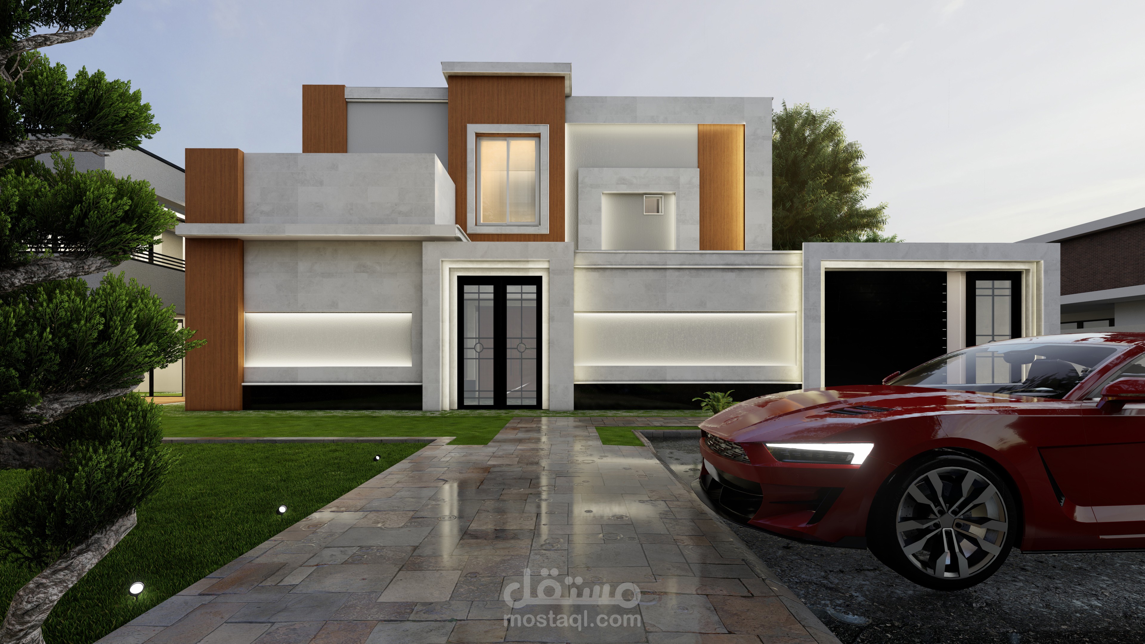تصميم واجهة معمارية فيلا | VILLA | Riyadh |
